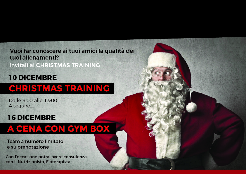 Christmas training banner
